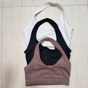 Aoxjox Halter Sports Bra - set of 3